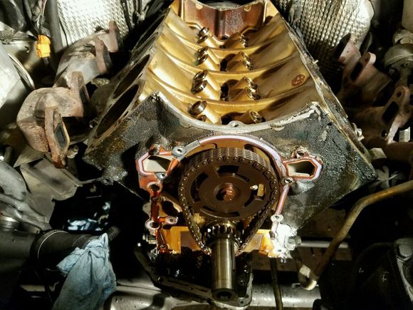 Might as well do the timing chain and oil pump while st if.