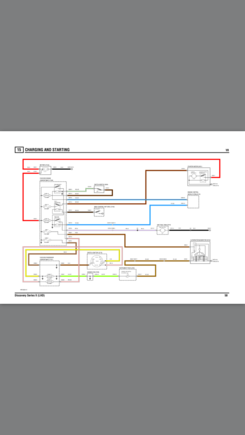 There is the charging/starting diagram. I know it's not everything u need but hope it's a start