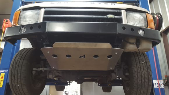 New metal bumpers and skid plate added.