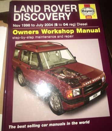 My wife's TD5 manual