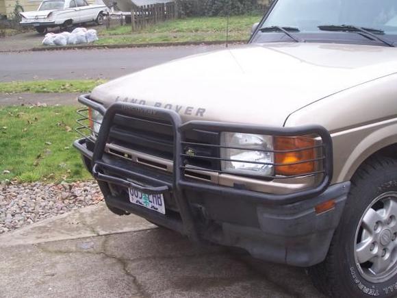 Side view of the bumper I found at a junk yard, 75$