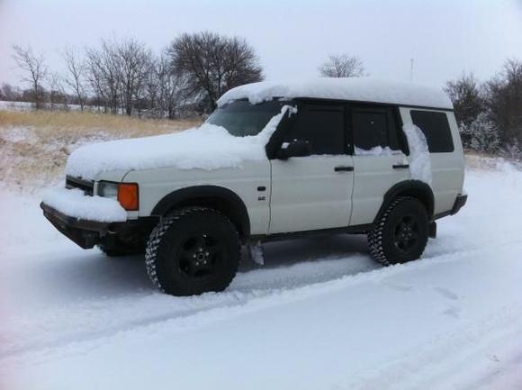 playing in the snow
