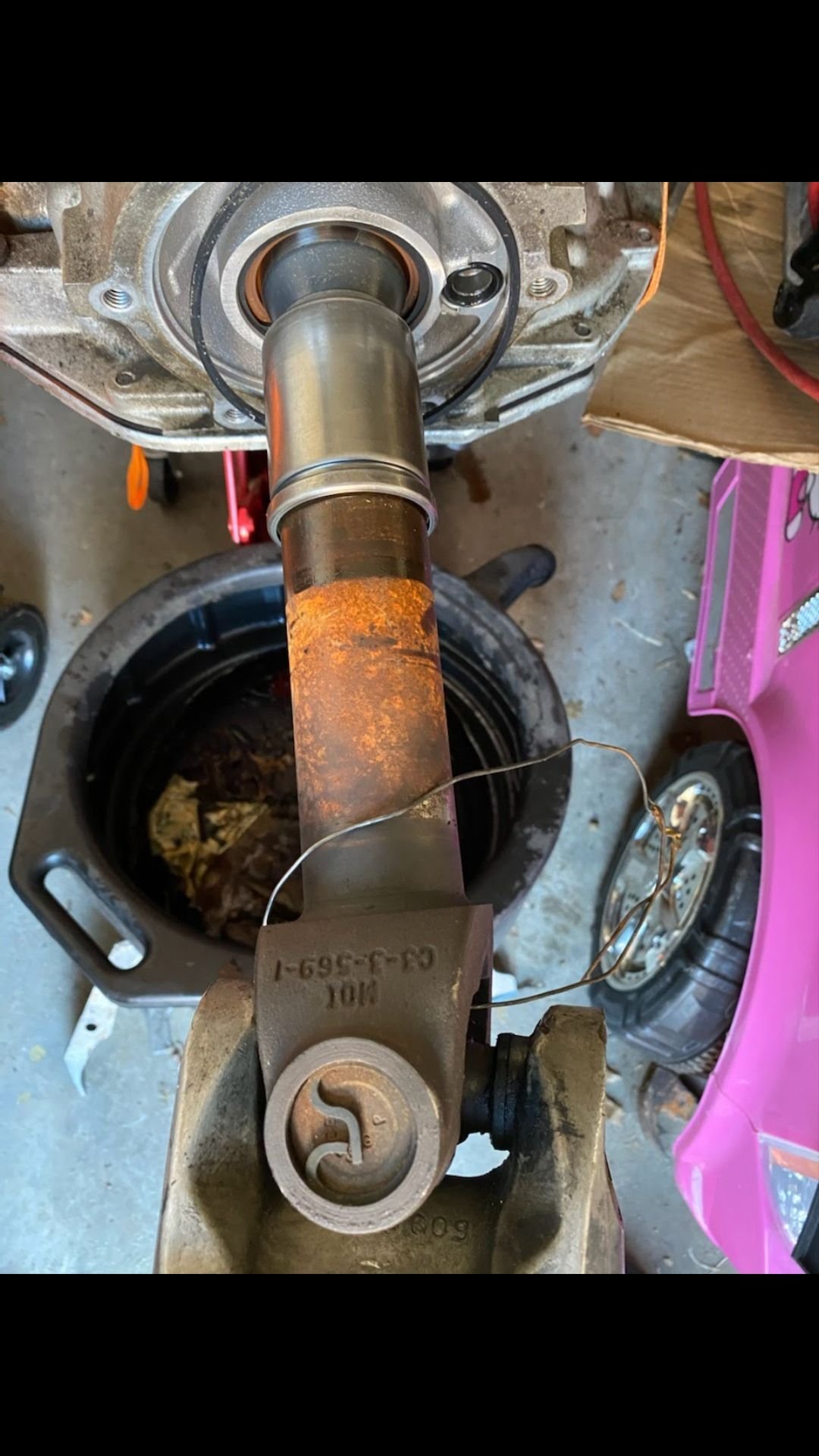 4l80e output shave sleeve and driveshaft yoke? LS1TECH Camaro and