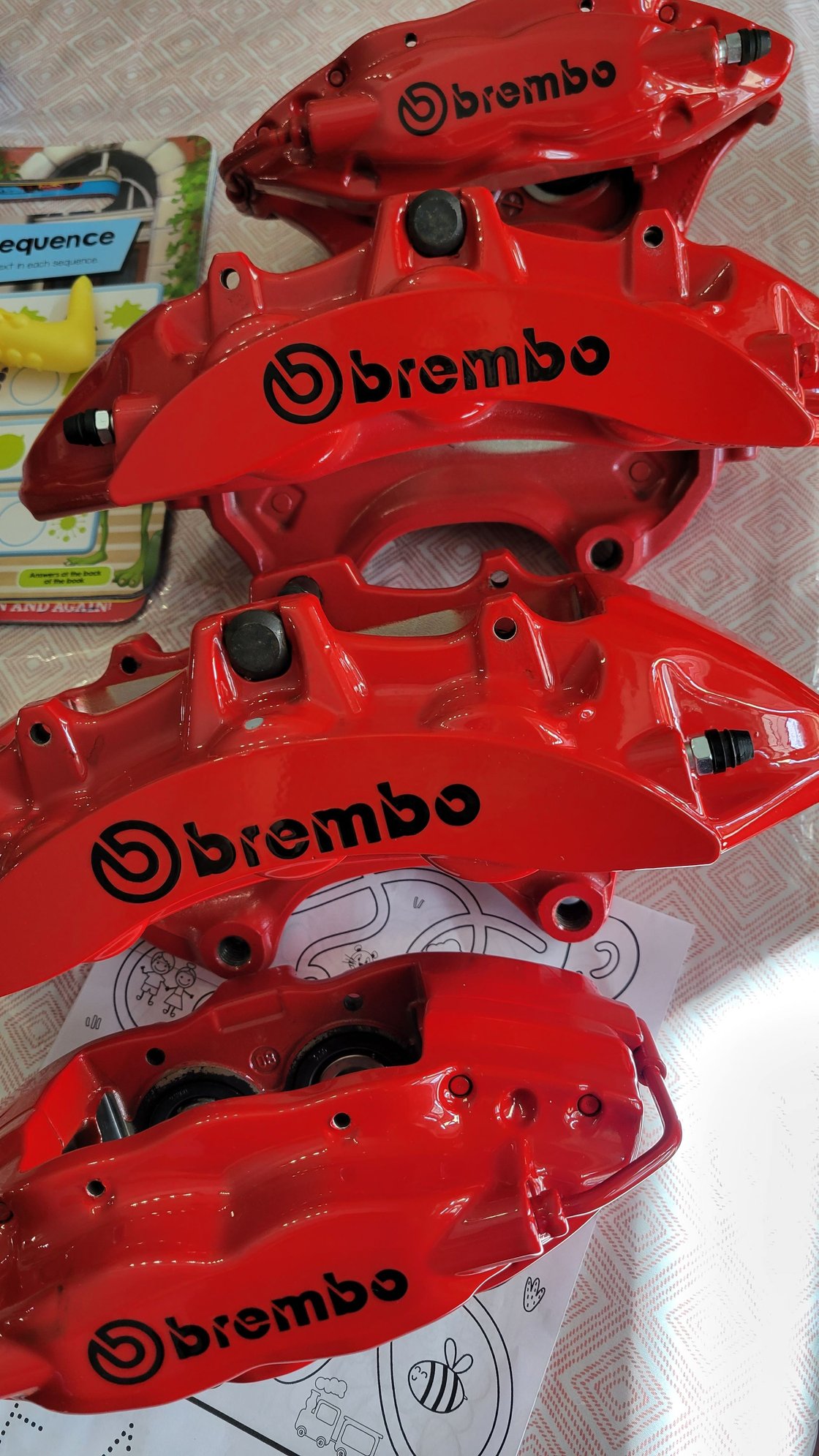 Powder Coated 6 Piston Brembo Calipers LS1TECH Camaro and Firebird