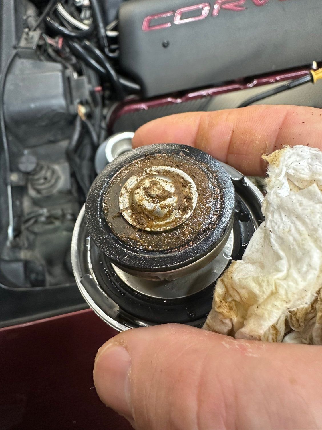 Overflow cap, looks not as 