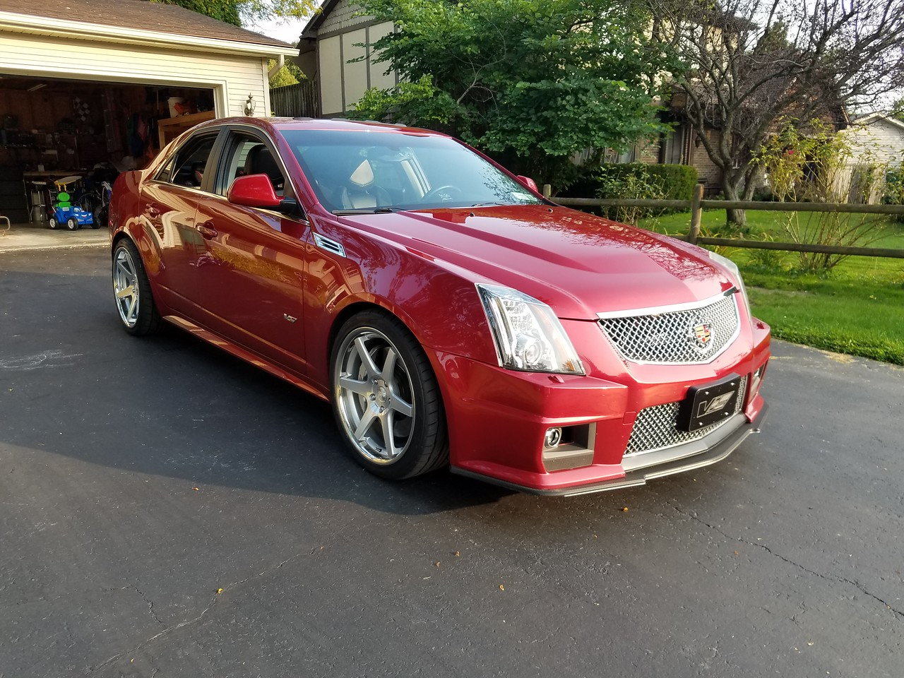 2009 Cadillac CTS-V - 2009 Crystal Red CTS-V A6 Sedan Recaro/Pano - 67k miles - modded - $30k obo - Used - VIN 1G6DN57P890166320 - 67,000 Miles - 8 cyl - 2WD - Automatic - Sedan - Red - Rochester, NY 14612, United States