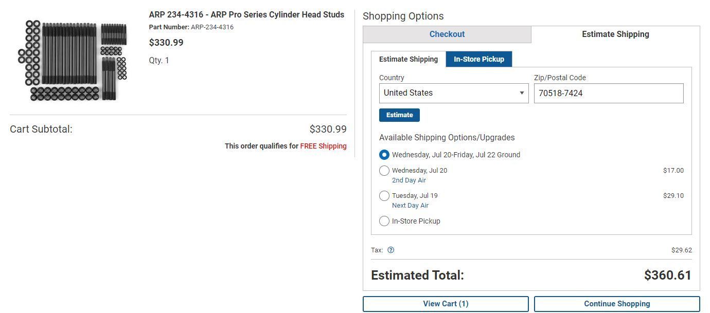 Engine - Internals - ARP 234-4316 LS1, 4.8,5.3,6.0 Pro Series Cylinder Head Stud Kit (NEW) - New - 1998 to 2002 Chevrolet Camaro - 1998 to 2002 Pontiac Firebird - Broussard, LA 70518, United States