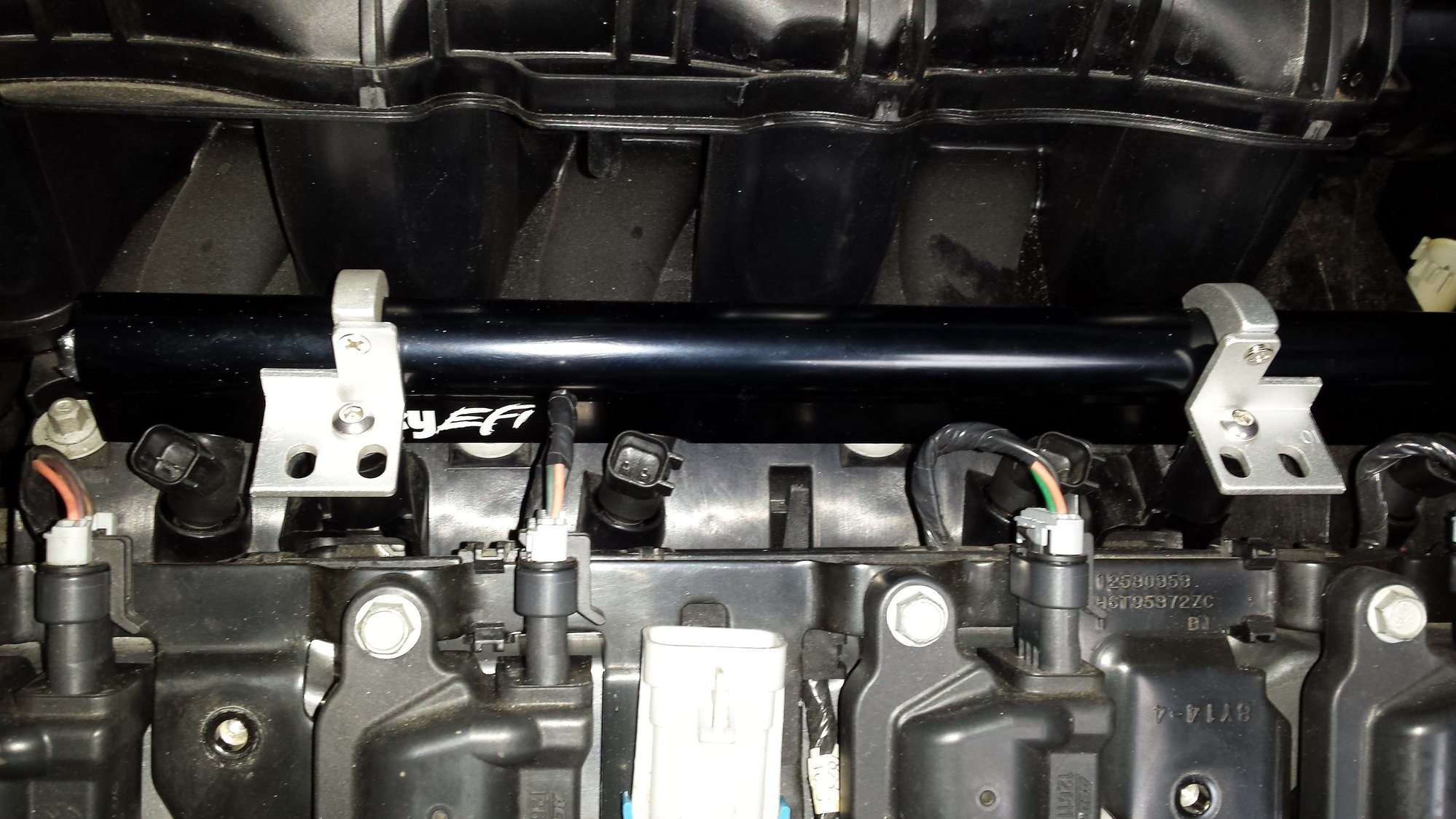 Holley fuel rails on L92 (LY6) TRUCK intake LS1TECH Camaro and