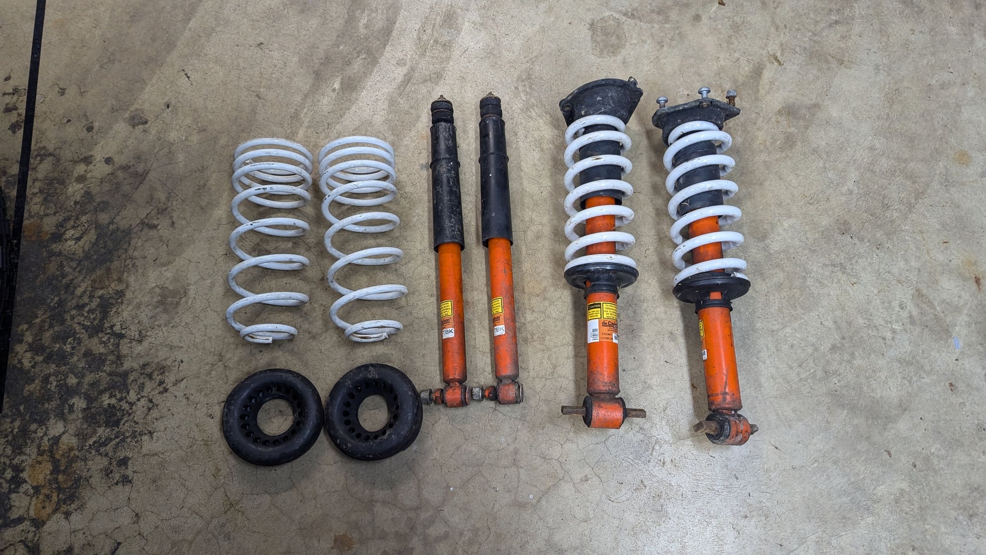 Steering/Suspension - 4th gen Fbody Strano lowering springs with factory shocks/struts - Used - -1 to 2025  All Models - Fallston, MD 21047, United States