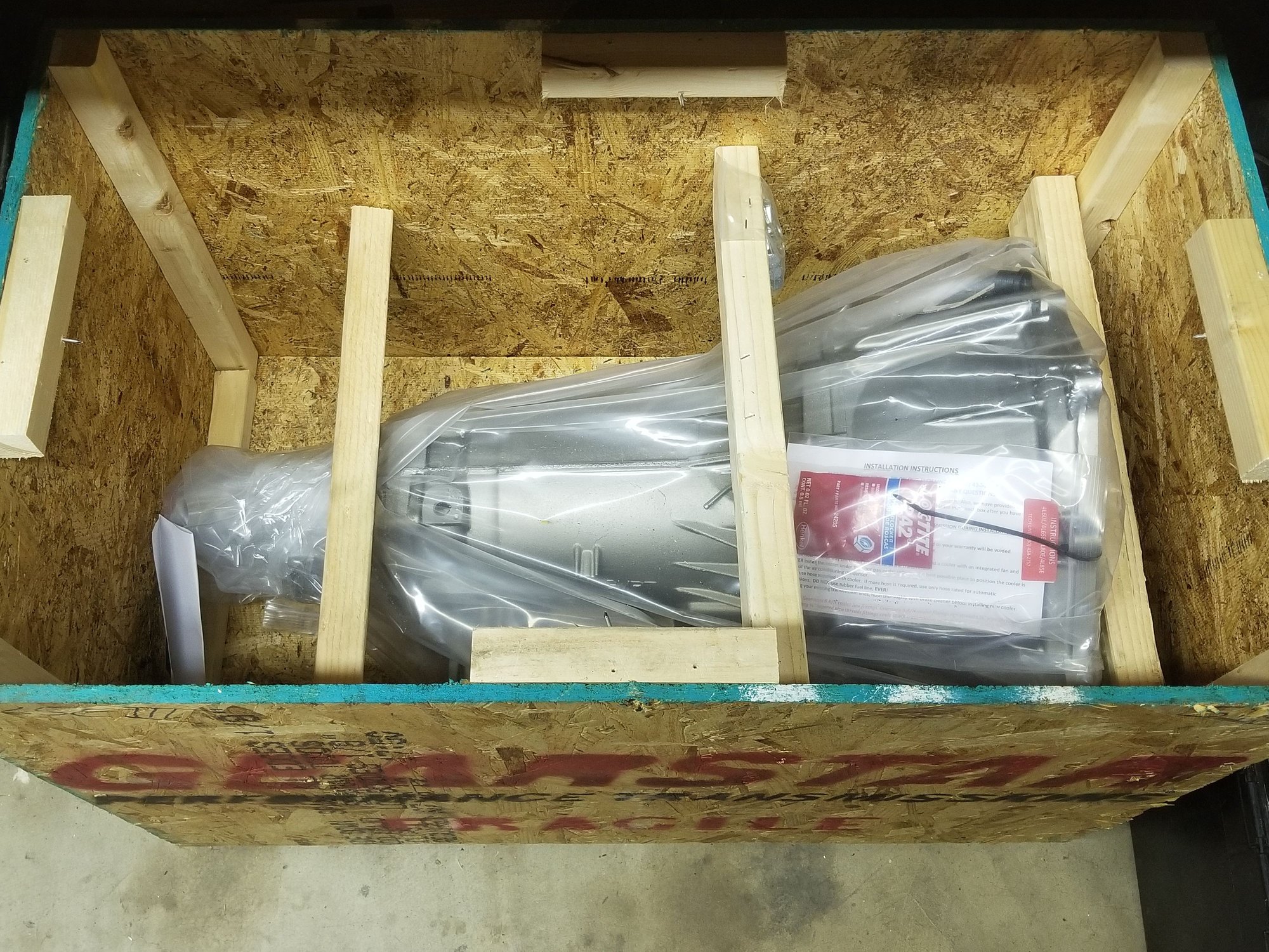 Gearstar 4L65E transmission, unused, in crate LS1TECH Camaro and
