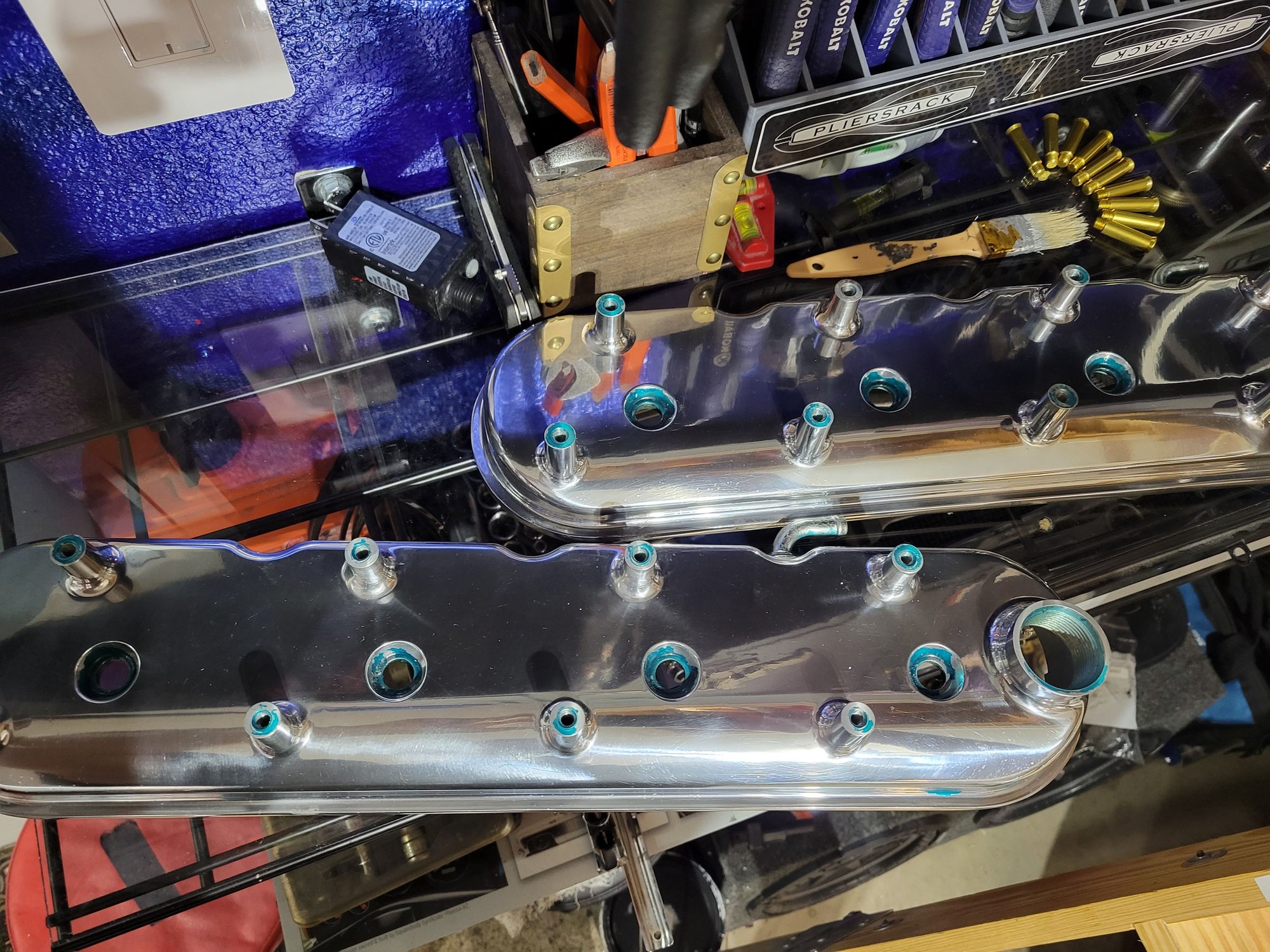 Polished Holley Valve Covers LS3 Coils LS1TECH Camaro and Firebird