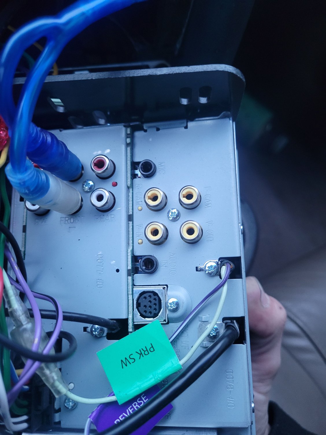 Existing head unit back side