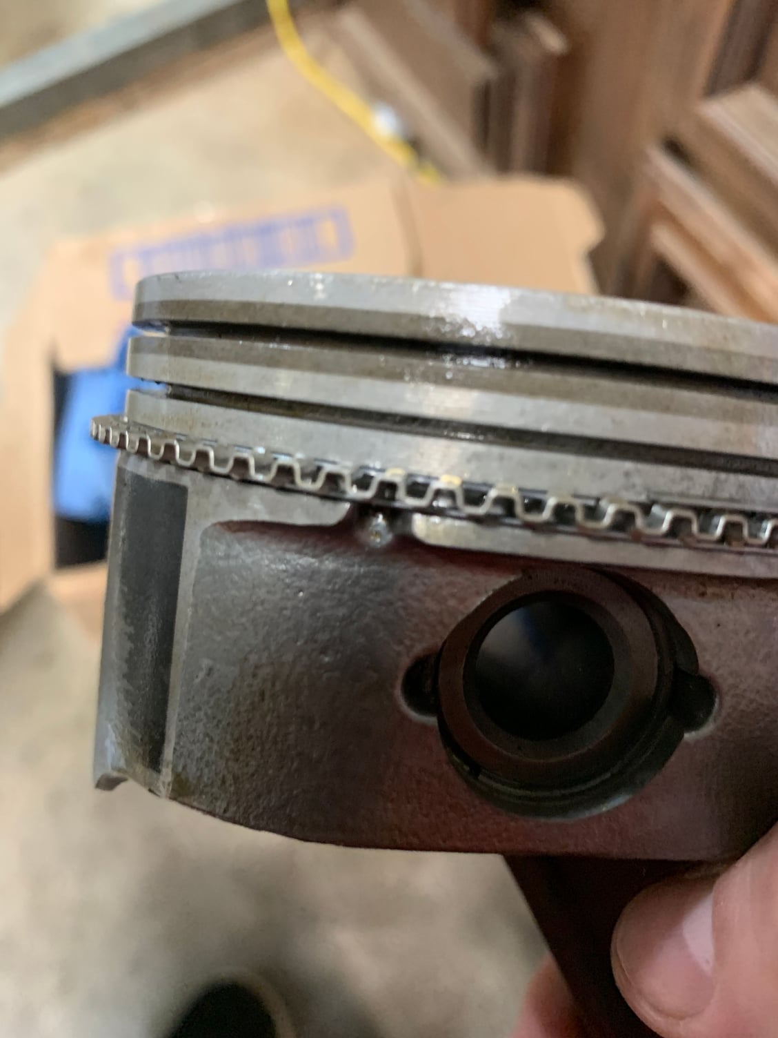 Do you cut down the spring on the oil ring? : r/EngineBuilding
