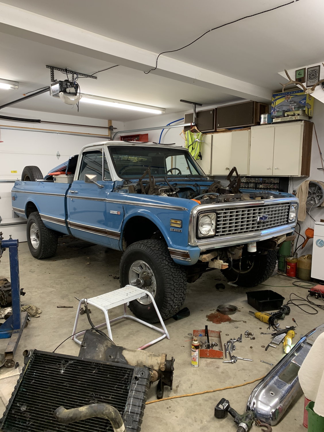 Confused.replacing a radiator support out of a 74 C10