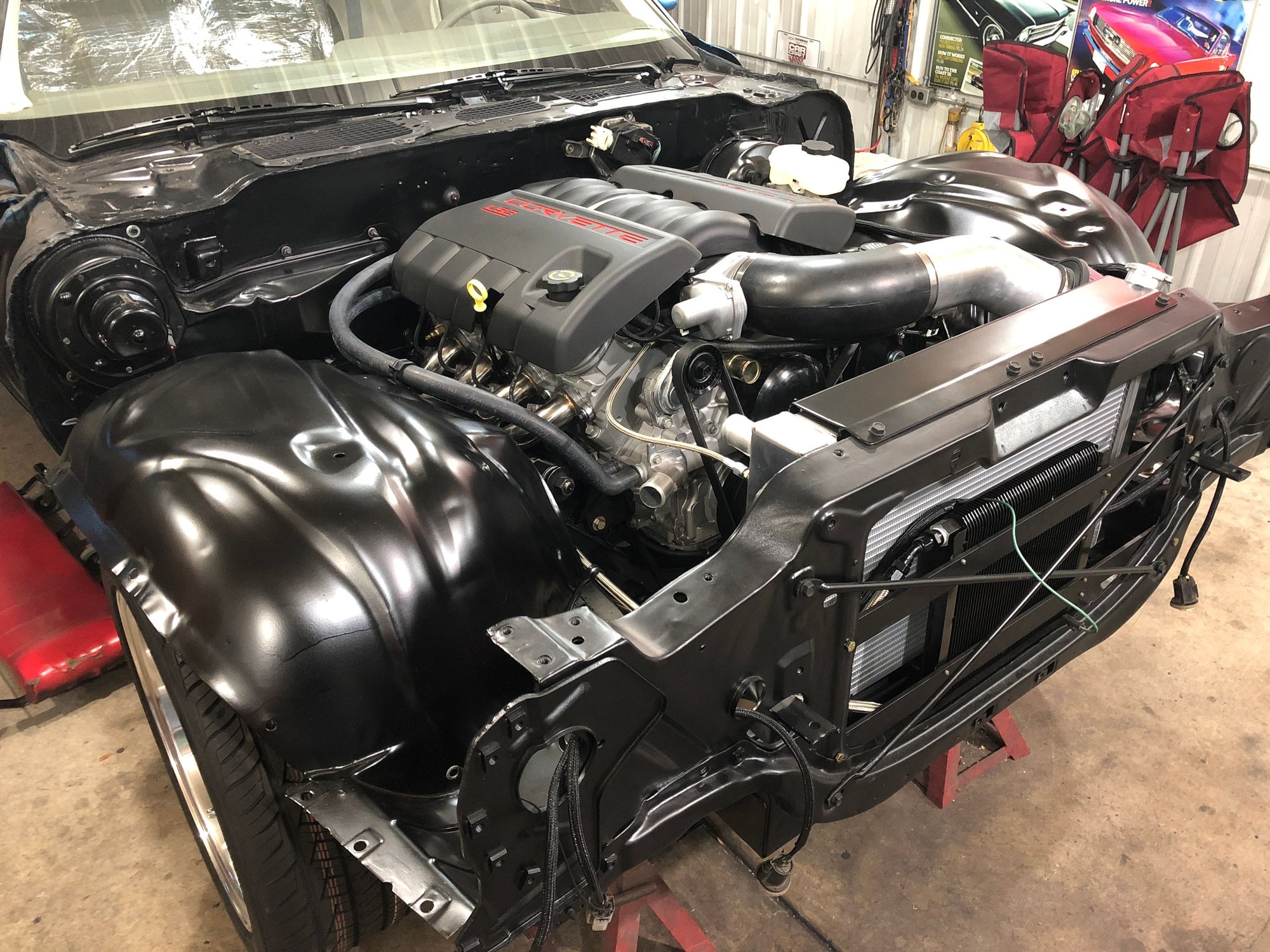 Steam pipe to radiator hose routing. LS1TECH Camaro and Firebird