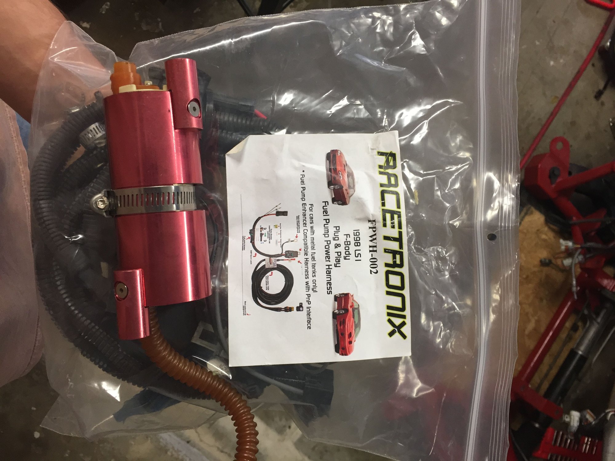 Racetronix 255 fuel pump and Hotwire kit for 98 fbody LS1TECH