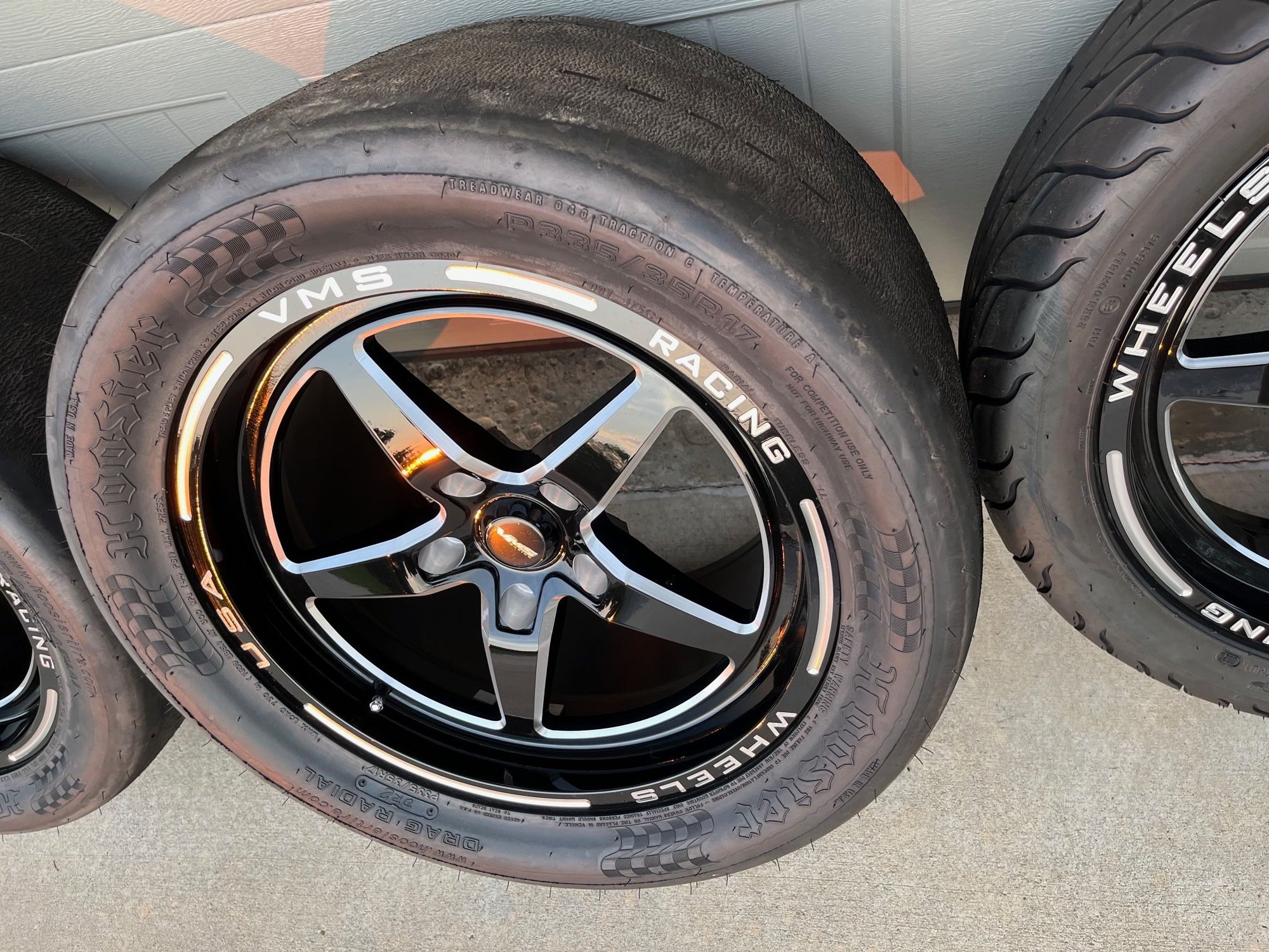 Wheels and Tires/Axles - VMS Racing - Wheels & Tires - Drag Pack - Oklahoma  LIKE NEW - Used - 2005 to 2013 Chevrolet Corvette - Poteau, OK 74953, United States