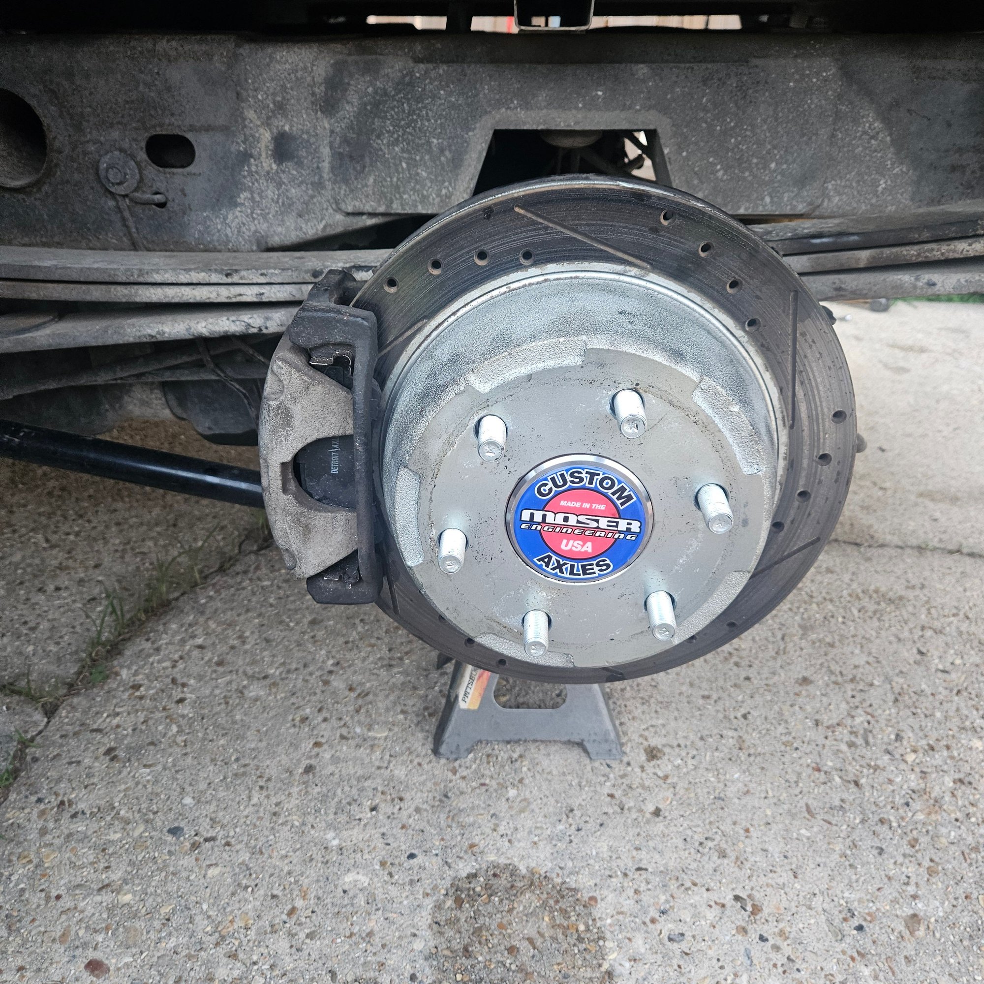 Put some moser axles with new bearings