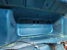 
Back end - nice and clean, no point stripping the seam seal off here.... I hope...