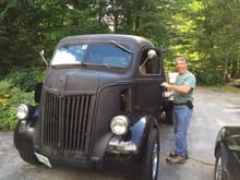 1941 Ford COE with an LS1 behind the cab....