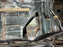 Driver floor initial cut