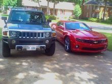 Camaro and Hummer