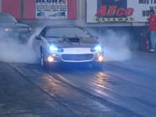 Her very first burnout at Atco NJ