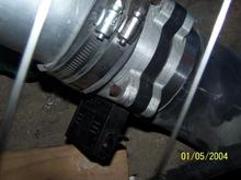 maf... plastic is broken off at the plug area... works fine.. stage 4 weight reduction.