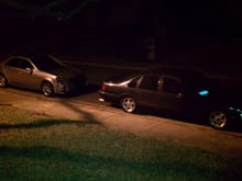 Night I brought the CTS-V home, parked next to my SS.
