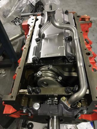 Almost ready for the oil pan