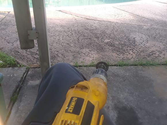 On the valves im using a stainless steel wire wheel. I was thinking I may grind them down to far. Im basically placing the valves in a regular hand drill turning them and using the dewalt at the same time