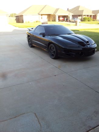 Added glossifier and removed plasti dip off the center caps