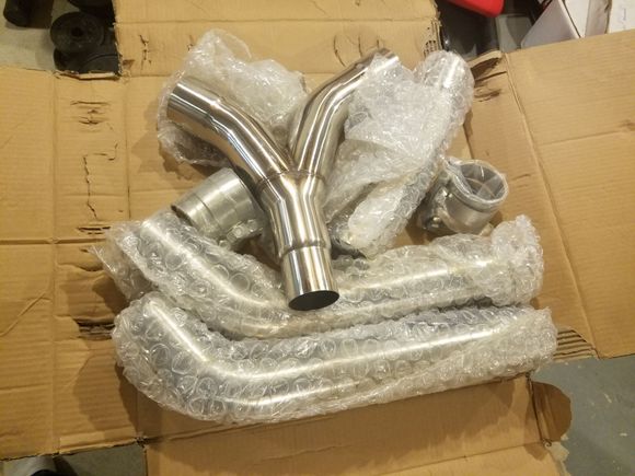 359 plus shipping for stainless speed eng 1 7/8 headers and y.