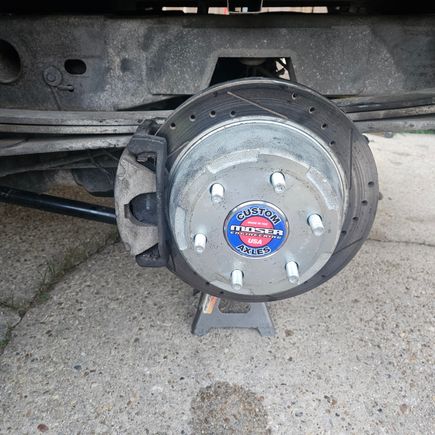 Put some moser axles with new bearings