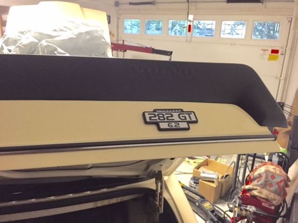 Revised decklid emblem