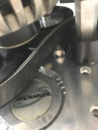That procharger to aster bracket bolt is fun to get to....