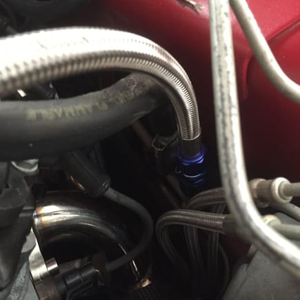 Connected to Evap line from Aeromotive regulator