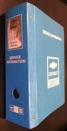 Side 1985 Camaro Service Information