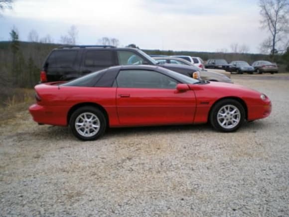Not the best picture, I know, but you get the gist. This is what the Camaro looked like the day I bought it.