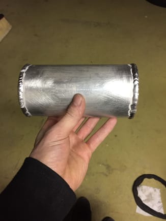 The start of my Surge Tank, need to make/buy some fittings. Pretty happy with my welds considering this is like the 5th time I have ever used a Tig welder