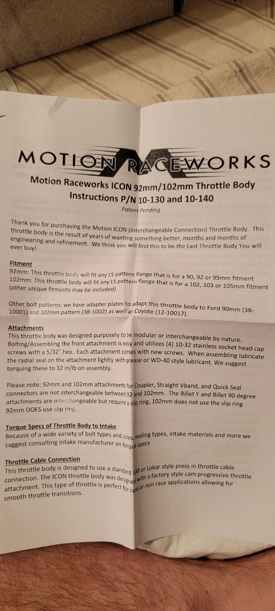 Motion raceworks icon 102 throttle body! LS1TECH Camaro and