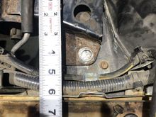 Battery tray on the bottom of pic.
