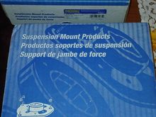 Mounts came in these boxes instead of Moog blue/yellow Moog boxes