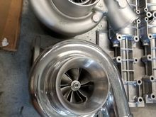 Garrett TO4R 67mm turbocharger.  Freshly rebuilt with 0 miles.  It was on my Maxima for 15k miles before removing and having it rebuilt to use again.  Went a different route.  Polished compressor housing and ceramic coated turbine housing.
1000