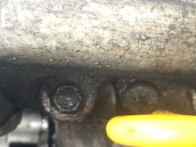 As you can see its on the bolt...