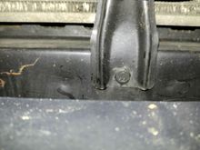 Radiator support in great condition! You know how these cars get...