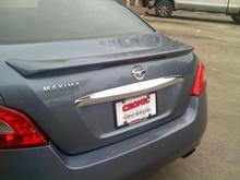 Got the Nissan Spoiler on.Looks Awesome I think.