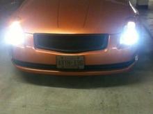 CF Blacked out headlights