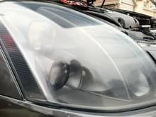 Headlight paint and Carbon Fiber inlay