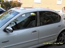 chrome mirror covers, chrome pillar post, chrome sunroof deflector